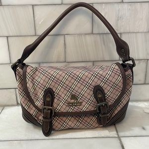 Burberry Blue label canvas bag. Gently used condition.